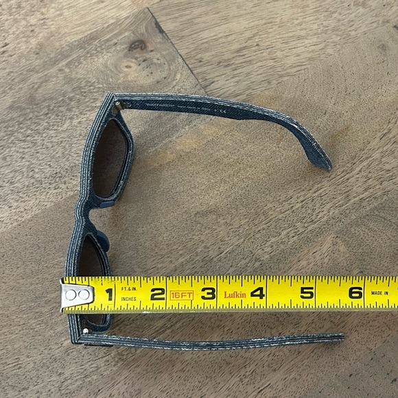 SUPER RARE Ray-Ban Wayfarer Denim Blue Sunglasses - Picture 7 of 9